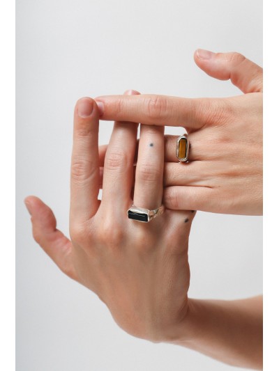 NA112 ELONGATED STONE RING