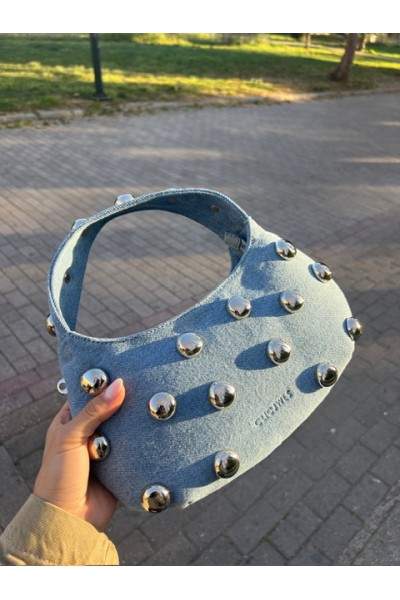 CANDY MINI (denim with studs) CANDY MINI (denim with studs)