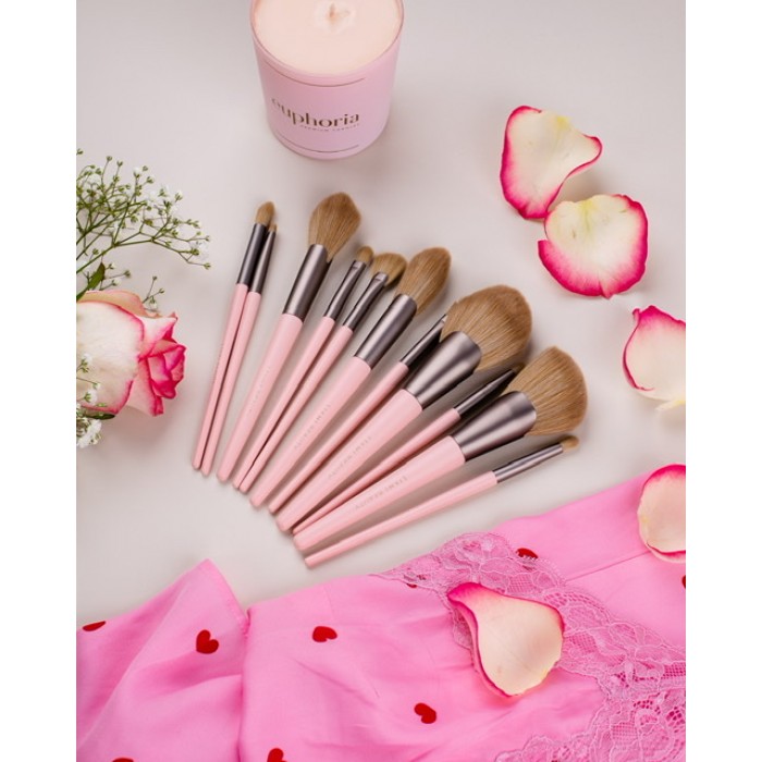 Pink love brush set + gift bag