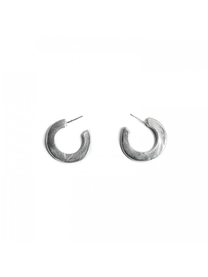 NA048 FLAT HOOP EARRINGS NA048 FLAT HOOP EARRINGS