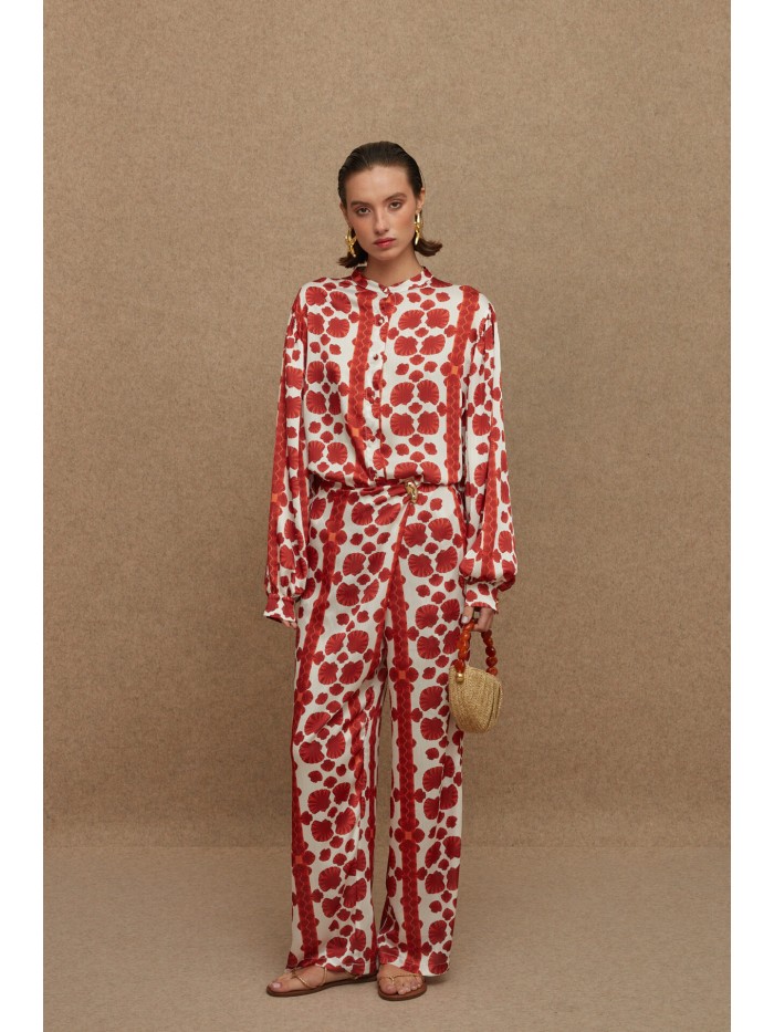 THE PEARL SHIRT KOHYLI TERRACOTTA THE PEARL SHIRT KOHYLI TERRACOTTA