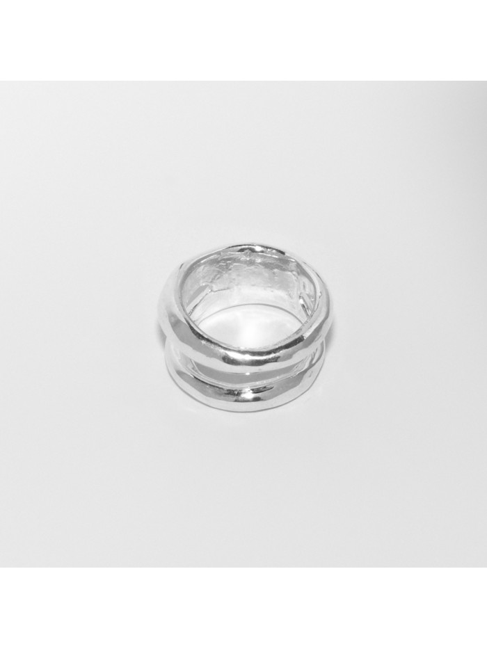 NA022 DOUBLE SHAPE RING