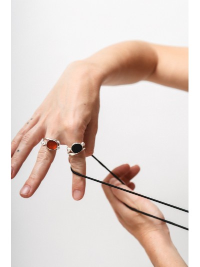 NA147 STONE LAYER RING 