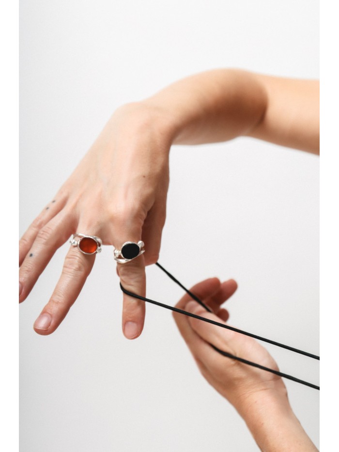 NA147 STONE LAYER RING 