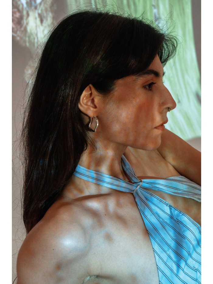 NA255 Wavy Hoops NA255 Wavy Hoops