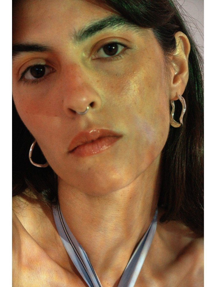 NA255 Wavy Hoops NA255 Wavy Hoops